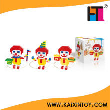 Clown Nano Block Spielzeug in China Pädagogisches Montage DIY Spielzeug 255PCS